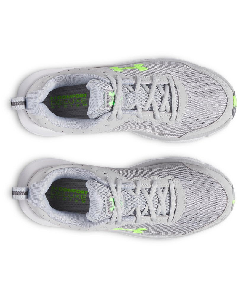 Under Armour Men's Charged Assert 10, (011) Mod Gray/Mod Gray/Hyper Green, 14.5, US