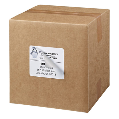 Avery Printable Shipping Labels with Sure Feed, 3-1/3" x 4", White, 600 Blank Mailing Labels for Laser Printers (5164)