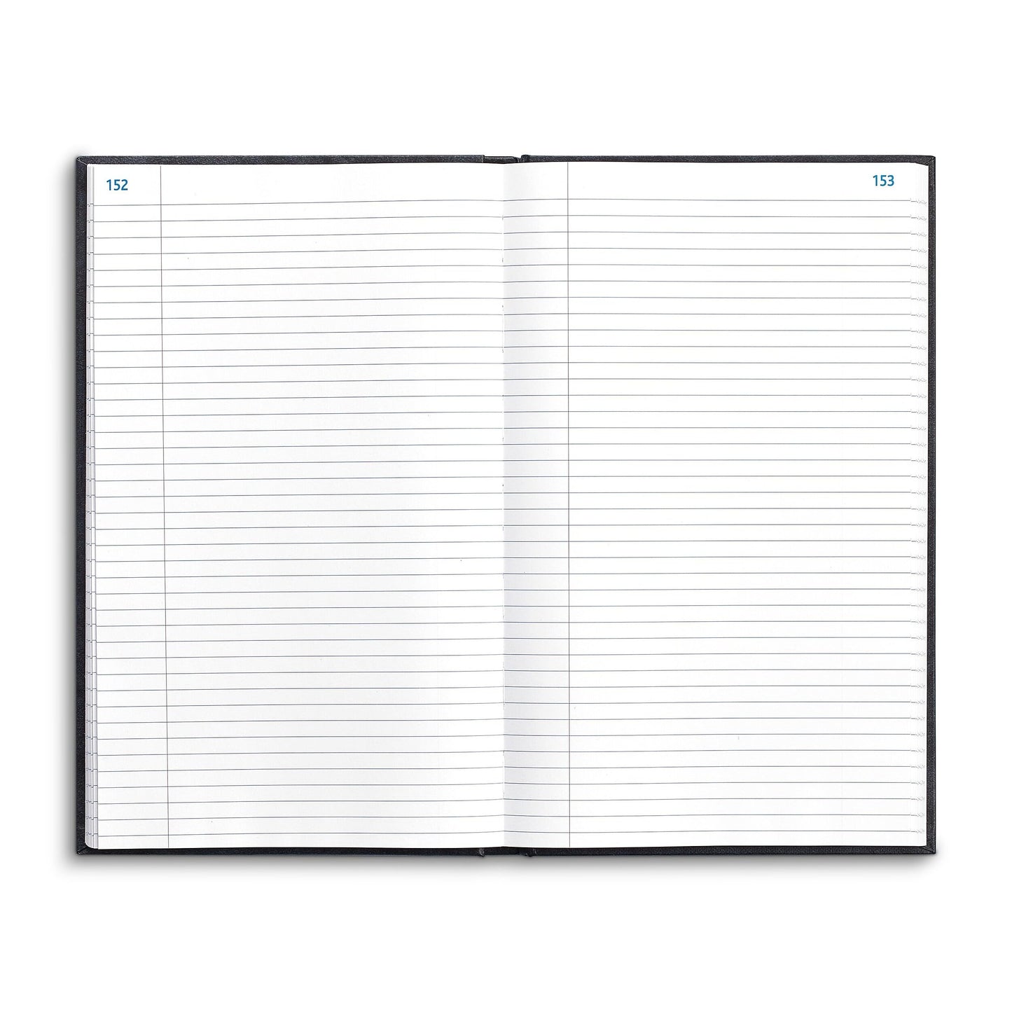 Staples Record Book, Blue Marble Hardbound Ledger, 300 Numbered Pages, 7.25" x 11.75", Durable Sewn Binding Notebook for Logs, Records & Notary Entries