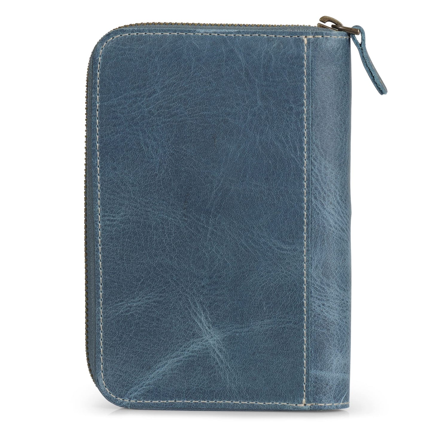 Londo Genuine Leather Padfolio – Portfolio Folder with Pencil Holder, Notepad & Zipper Closure for Business, Office & Travel