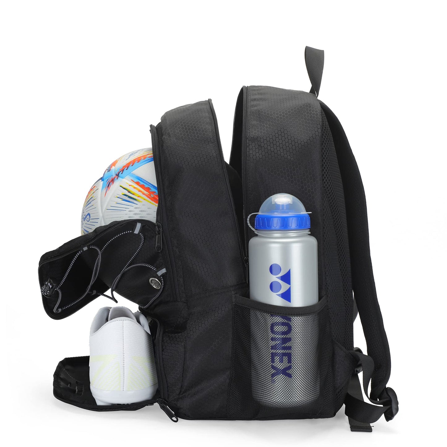 Hsmihair Youth Soccer Bag-Soccer Backpack&Backpack for Football Basketball,with Ball Compartment Separate Cleat Package