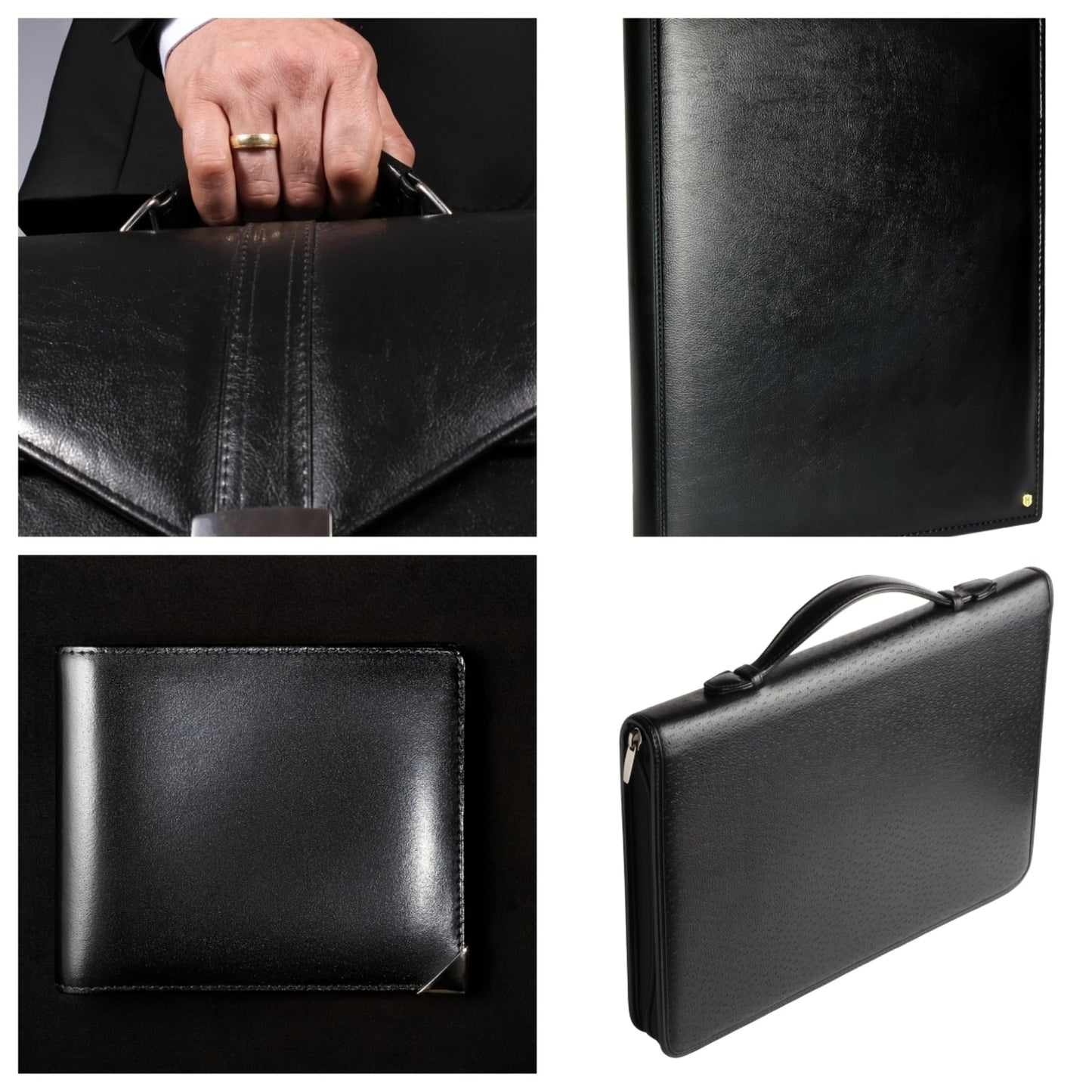 Black Leather, 1.4-2.0mm Thickness for Wallets, Briefcases, Sofa & Stool, Leather Sheets for Crafting (Blacklizhiwen20×40"