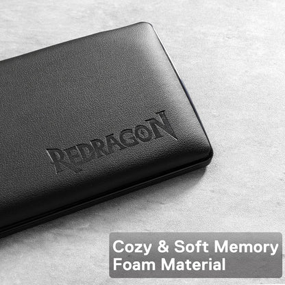 Redragon P036 Meteor M Computer Keyboard Wrist Rest Pad, Ergonomic Soft Memory Foam Wrist Support w/Anti-Slip Rubber Base, 80% 87 Keys TKL Size 14.13 x 2.87 in, 0.78 inch (20mm) Height, Black