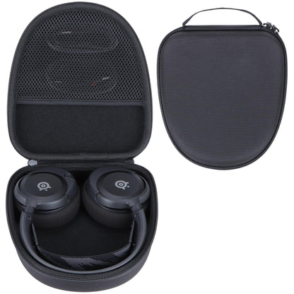 RIYADAone Hard Case Replacement for SteelSeries Arctis Nova Pro 7 7X 7P 1 3 4 5 5X 5P 1P Prime 9X Multi-Platform Gaming Headset (Black Case)
