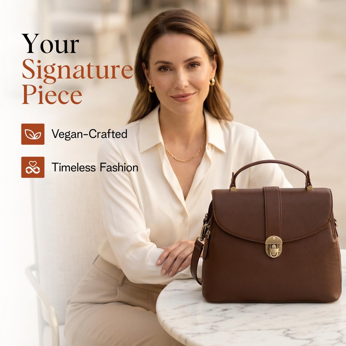 Vegan Leather Purses for Women, Faux Leather Handbags for women, Top Handle Handbags