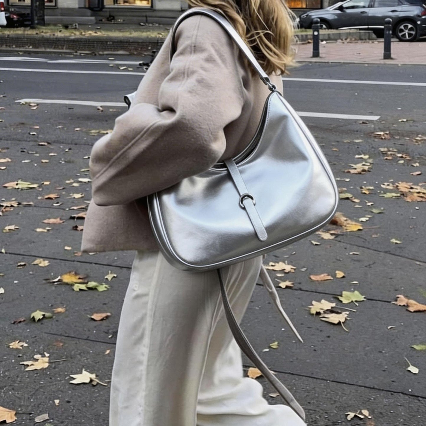 GEMIU Soft Hobo Shoulder Bags for Women, Vegan Leather Trendy Purses with Adjustable Strap, Magnetic Closure