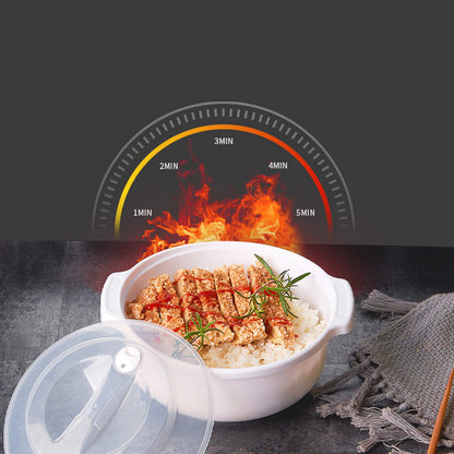 Zdesign Microwave Ramen Cooker Noodle or Soup Bowl Easy Mac Perfect for Breakfast, College Dorm Essentials for Boys Girls,Office, Dishwasher-Safe, BPA-Free, 51OZ/1.52L