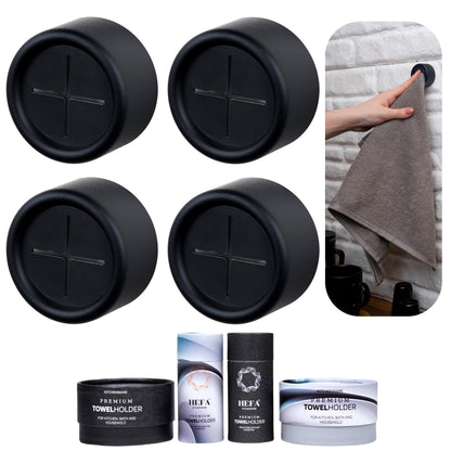 HEFA Towel Hooks, Towel Holder, Dish Towel Holder, Kitchen Organization, Kitchen Towel Hook, Kitchen Towel Holder, Hand Towel Holder, Kitchen Gadgets, Kitchen Essentials, Bathroom Accessories, 4 Pack
