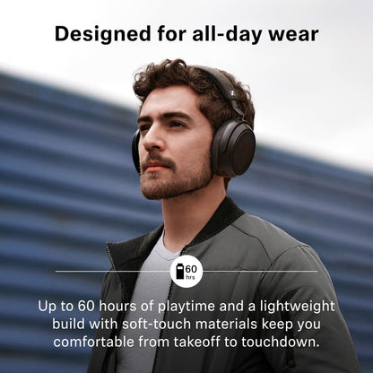 Sennheiser Momentum 4 Wireless Noise Cancelling Headphones - Bluetooth Headset for Crystal-Clear Calls with Adaptive Noise Cancellation, Over-Ear Headphones, 60h Battery Life, Folding Design, White