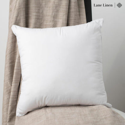 LANE LINEN Throw Pillow Insert - Pack of 2 16x16 Pillow Inserts for Decorative Pillow Covers, Throw Pillows Insert for Couch - White