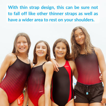 Sporti HydroLast Girl’s Athletic One Piece Swimsuit – Chlorine-Resistant 4-Way Stretch, UPF 50, Fully Lined Training, Swim Team & Competitive Bathing Suit - Navy - 22
