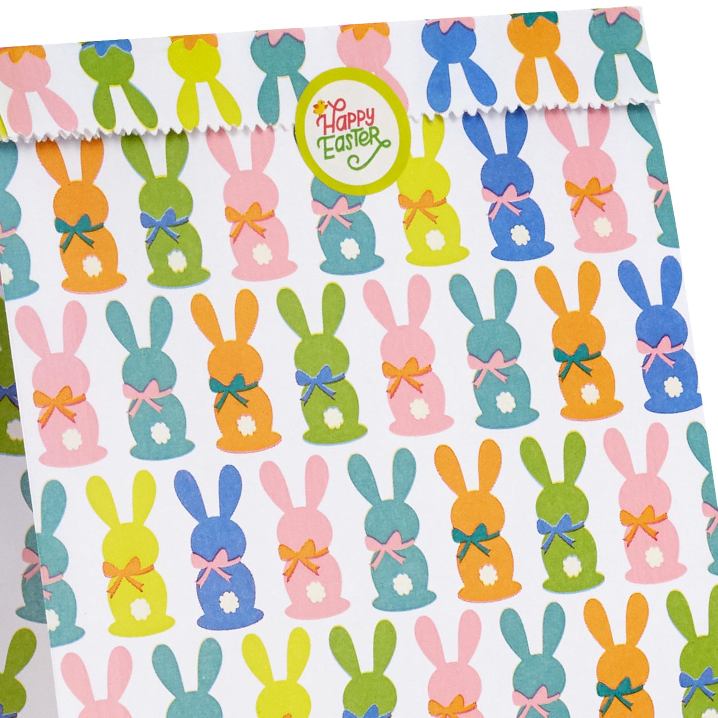 Hallmark Easter Bunny Party Favor and Wrapped Treat Bags (30 Ct. with 60 Stickers) for Easter Baskets, Kids, Sunday School
