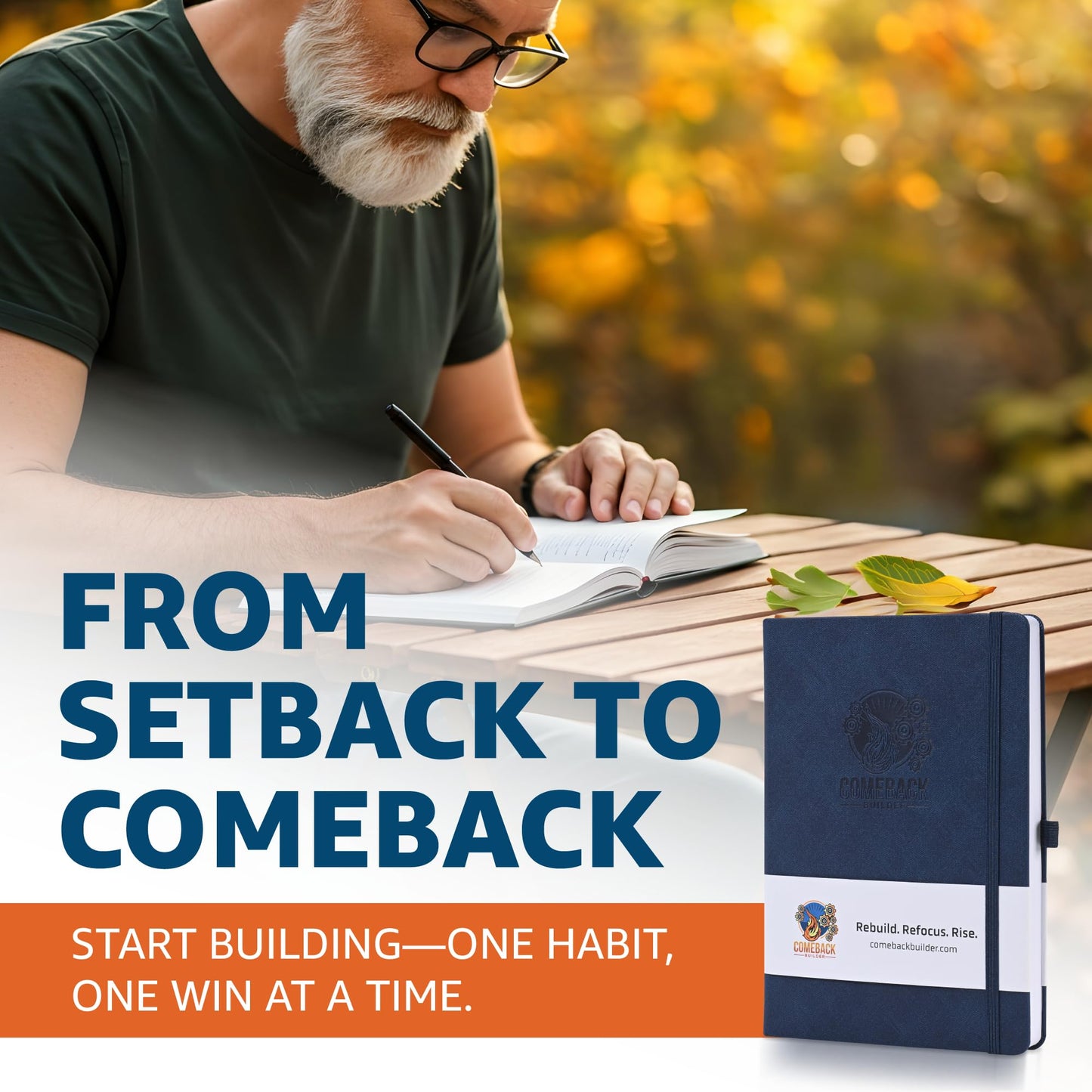 90 Day Goal Planner and Life Planner to Reclaim Your Purpose. Undated Daily, Weekly, Monthly Habit Tracker, Gratitude Journal, 10 Productivity Tools in One for Men & Women Ready to Rise Again