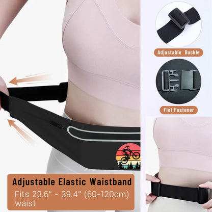 Mountain Tree Bicycle Running Belt Waist Pack Bag for Men Women,Runner Fanny Pack with 3 Pouches,Waterproof Reflective Running Bag Phone Holder for Jogging Hiking Traveling Gym,runner gifts for women