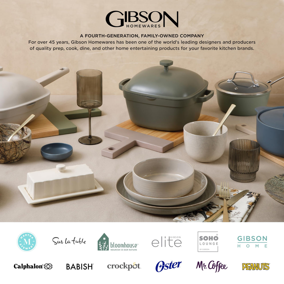 Gibson Home Queenslane 16 Piece Double Bowl Plates and Bowls Dinnerware Sets - Matte Blue