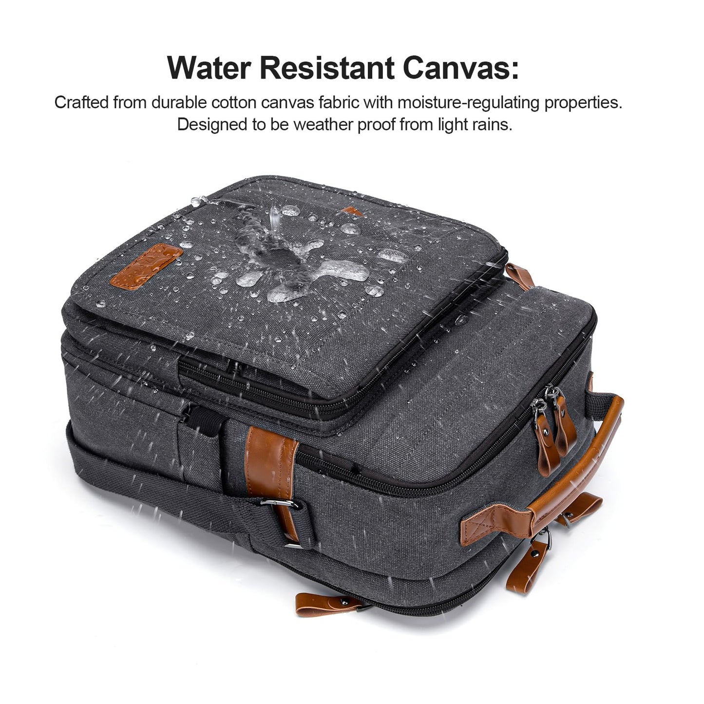 ESTARER 13-13.3 Laptop Bag for Men, Vertical Messenger Bag for 13-13.6'' Mac neo/air/pro Shoulder Bag Water-resistant Canvas