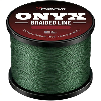 Piscifun Onyx Braided Fishing Line Advanced Superline Braid Lines 300Yd 25lb Green