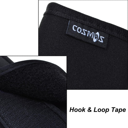 Cosmos 2 Pcs Neoprene Comfort Shoulder Strap Pads for Laptop Bag, Messenger Bag, Sport Bag, Travel Bag - Black, 12 Inches Long
