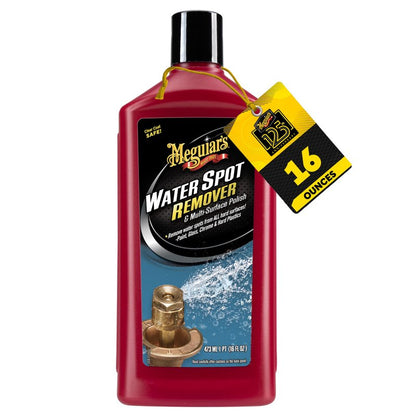 Meguiar's A3714 Water Spot Remover - Water Stain Remover and Polish for All Hard Surfaces,16 oz