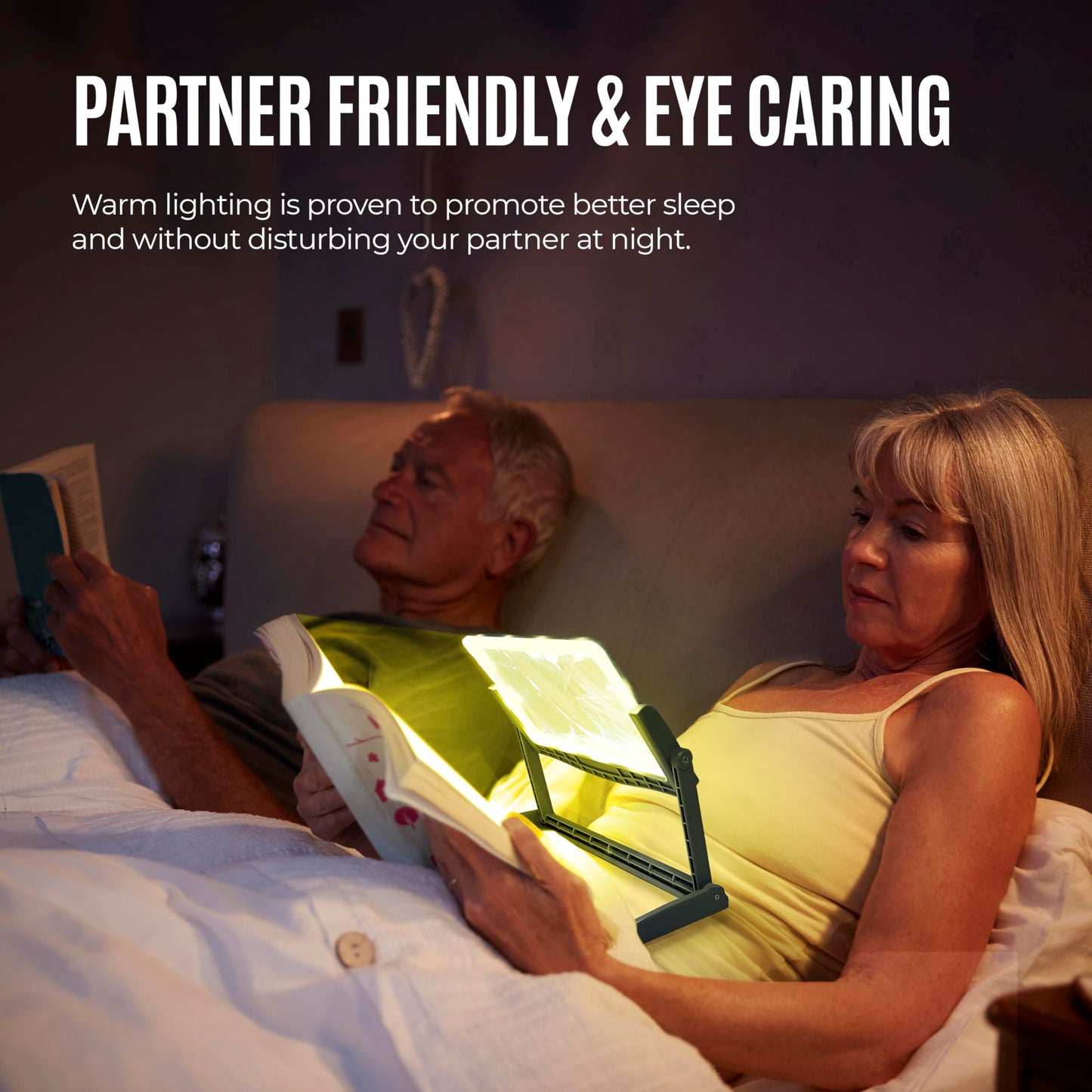 MAGNIPROS Patented 5X [Rechargeable] LED Page Magnifier with Foldable Stand | Eye Caring 3-Color Light Modes & Anti-Glare Lens for Reading Fine Print, Crafting, Low Vision & Seniors