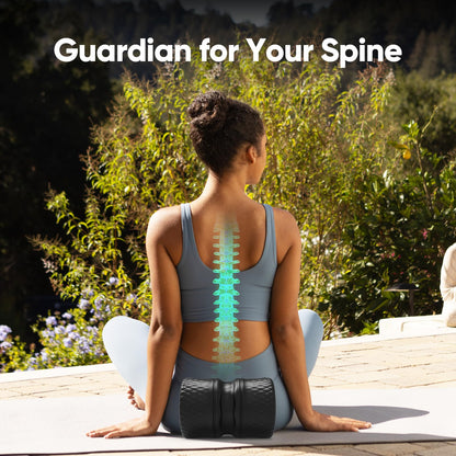 FitBeast Back Roller - Deep Tissue Massage Wheel, Yoga Wheel & Back Stretcher for Pain Relief (6'')