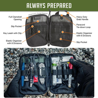 E.D.C. Pocket Organizer (Wolf Gray)
