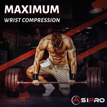 ASIPRO Wrist Straps for Weightlifting Men & Women Wrist Wraps for Weightlifting Muñequeras para Gym Weight Lifting Wrist Wraps for Bench Press Gym Wrist Straps Gym Wrist Support for Working Out