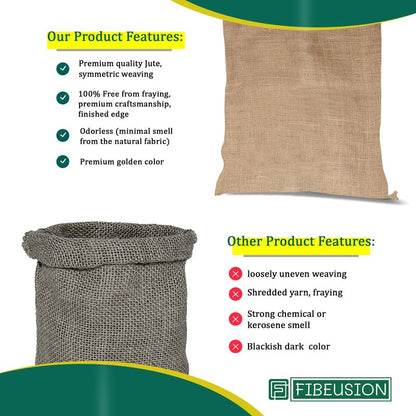 Heavy Duty Reusable Burlap Sacks (Set of 6) – 24" X 40" Perfect Sack Race Bags for Adults and Kids, Outdoor Lawn Games, Vegetable Storage & Gardening - 50lbs Capacity Potato Sacks