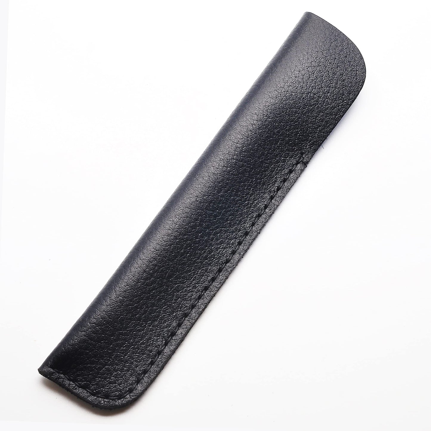 LACHIEVA LUX Single Pen Leather Case, Pouches for Writing Instruments (Black)