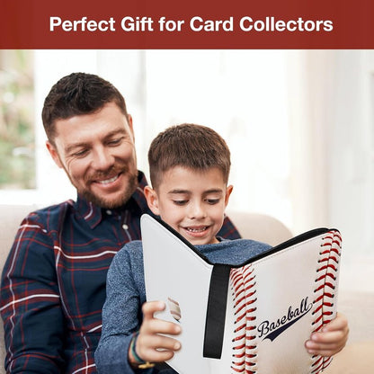 Baseball Card Binder - 2025-2026 Sports Trading Card Album with 990 Pockets | Sleeves Holder for Collectors