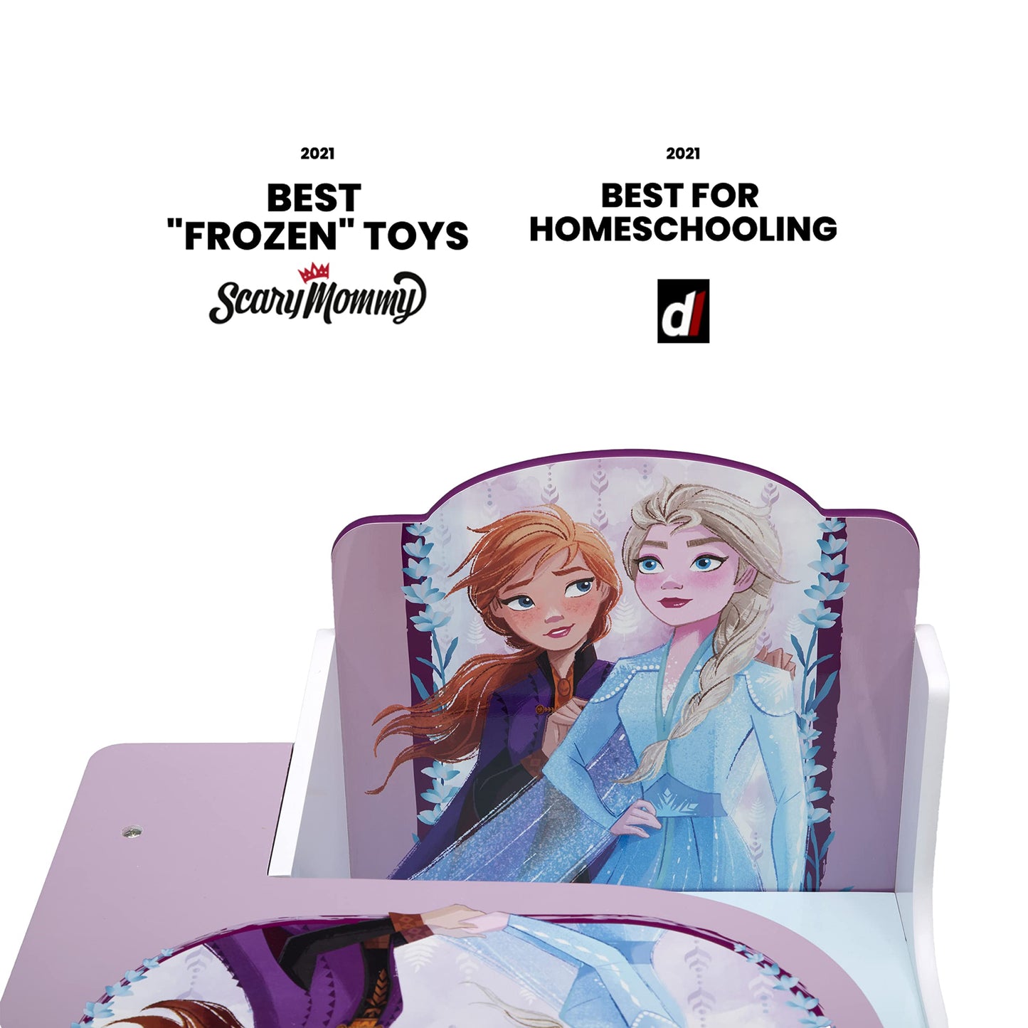 Delta Children Chair Desk with Storage Bin, Disney Frozen II