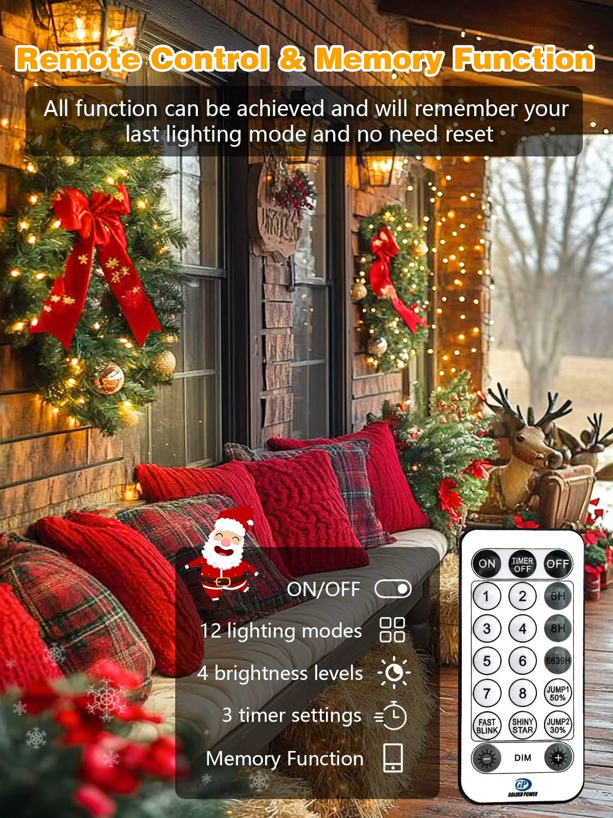 Voice Controlled Christmas Lights with Remote, 99 FT 300 LED String Lights Indoor Outdoor with 12 Modes 3 Timers, Dimmable Twinkle Light Plug in Waterproof for Xmas Tree Party Decorations, Warm White