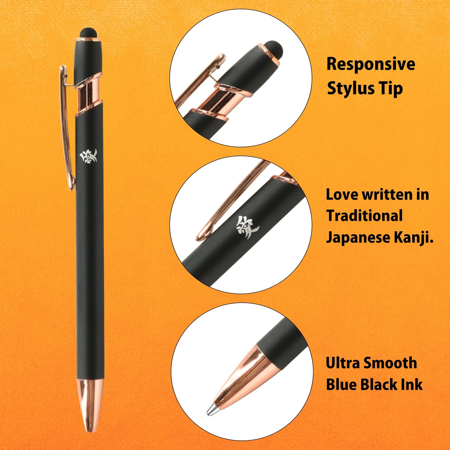 team-demi Plus Stationery Kit White (Scissors, stapler, tape, liquid glue, cutter, ruler, tape measure, pin for SIM card replacement) TD-001 30-210 With Original Stylus Ballpoint Touch Pen