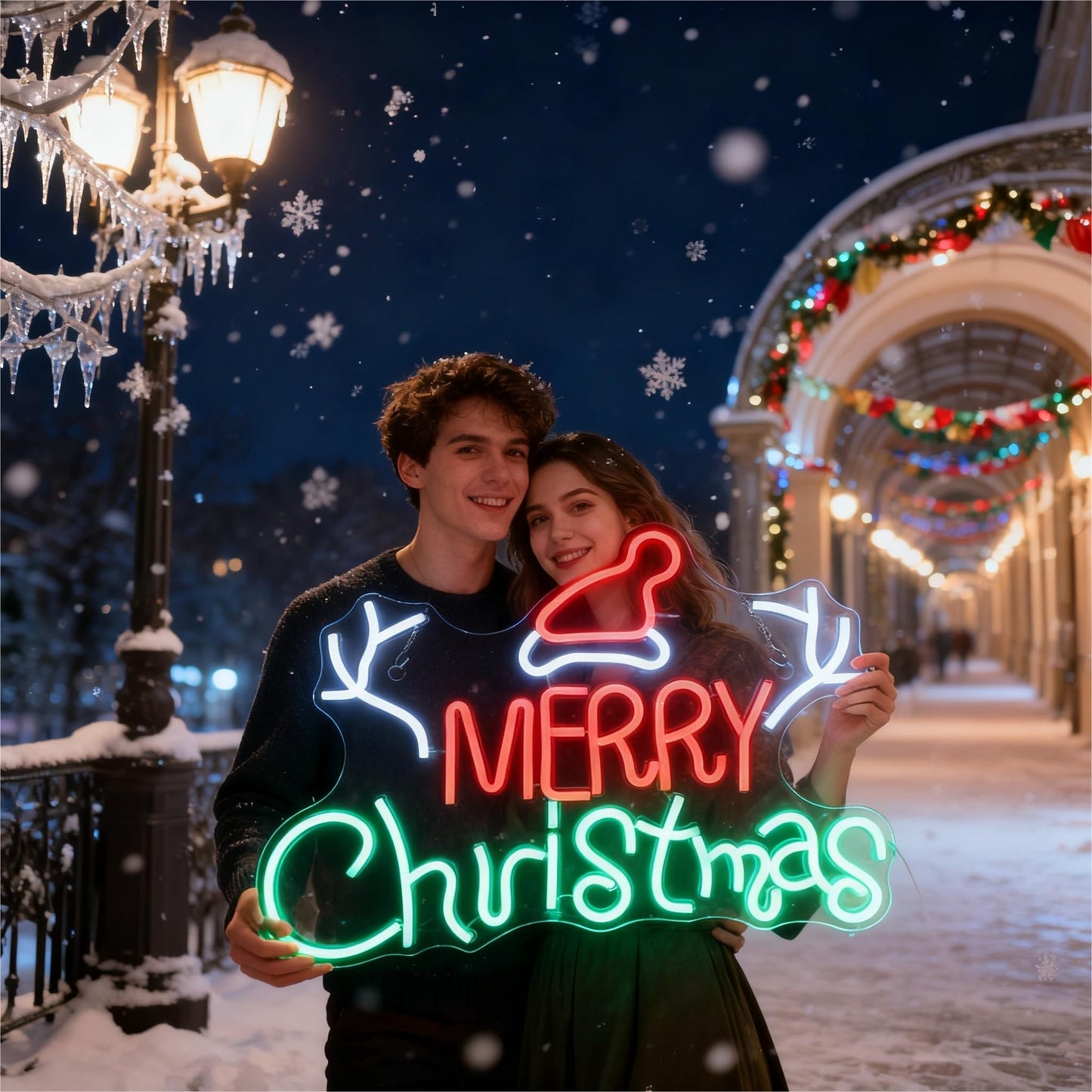 Merry Christmas Neon Sign