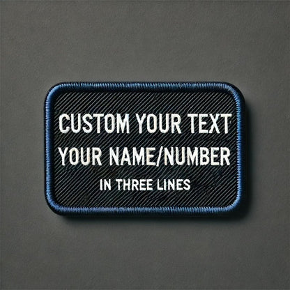 Customized Name Patch, Personalized Removable Tactical Patches Hook and Loop, Embroidered Military Name Patches for Dog Harness, Backpacks, Jackets (
