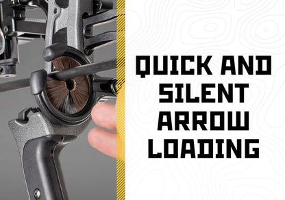Trophy Ridge Quick Shot Whisker Biscuit Archery Arrow Rest - Precision Design for Enhanced Accuracy
