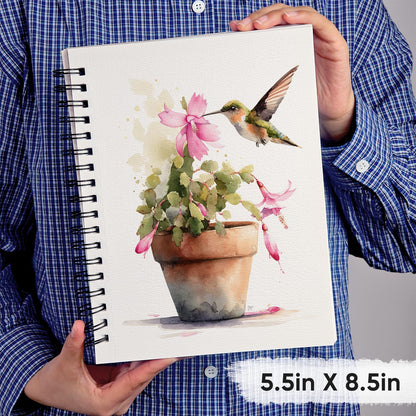 KOVIEDE 100% Cotton Watercolor Paper Pad 3 Pack (90 Sheets) Cold Press 140lb/300gsm Spiral Bound Watercolor Sketchbook, Artist Quality Art Journal Supplies (Floral-3 Pack, 5.5“x8.5)