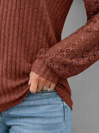 AUTOMET Women Long Sleeve Shirts Fall Lace Tops 2025 Fashion V Neck Sweaters Dressy Casual Winter Tunic Blouse Trendy Outfit