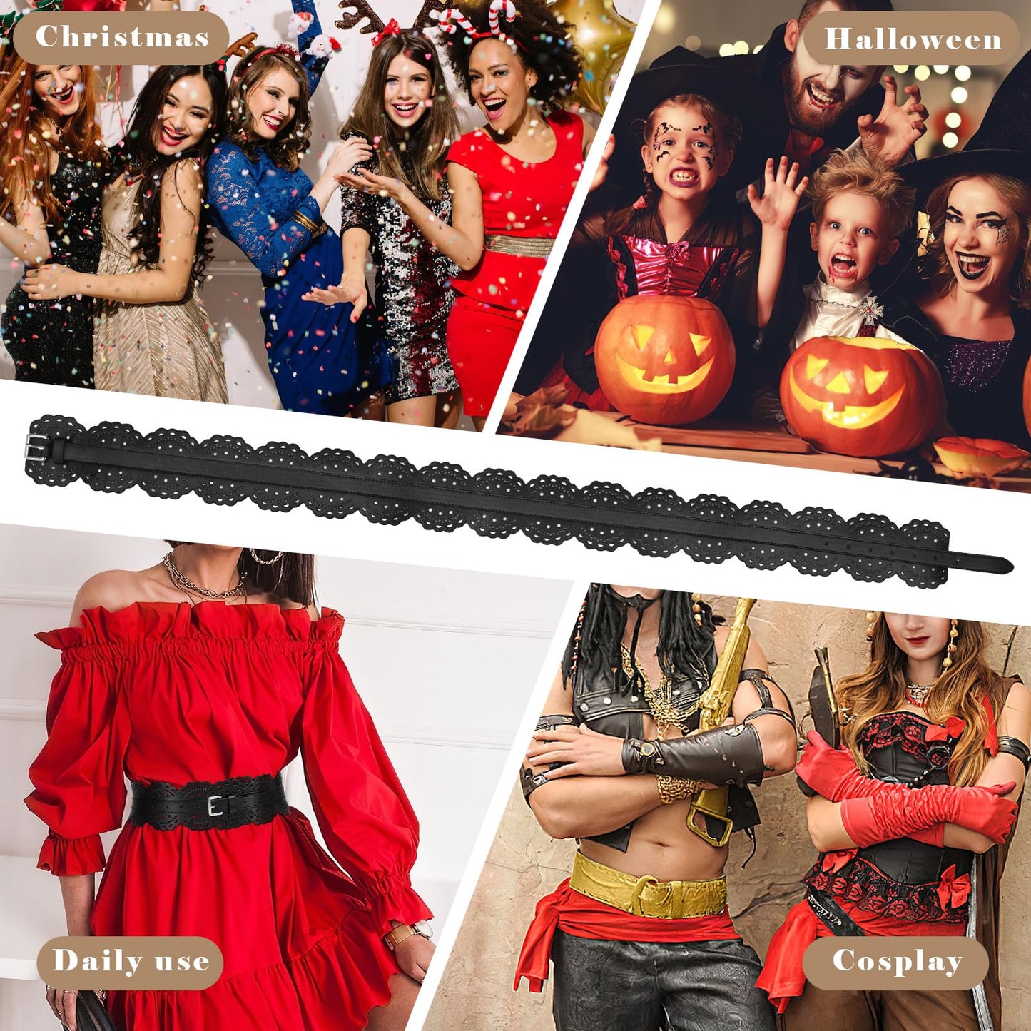 XZQTIVE Wide Leather Belts For Women Obi Belt For Dresses Sweater Vintage Ladies Waist Belts Black