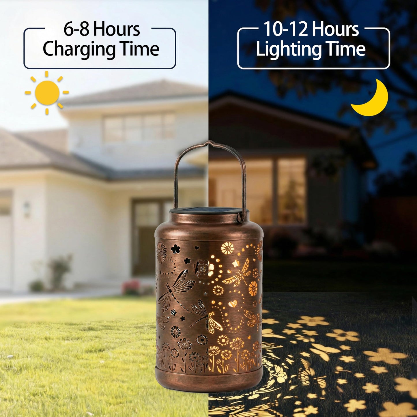 Dragonfly Solar Lanterns Outdoor Waterproof with Ground Stake - Unique Gifts for Women Mom Grandma,Birthday Gifts for Women,House Warming Gift New Home - for Garden Patio Yard Porch Lawn