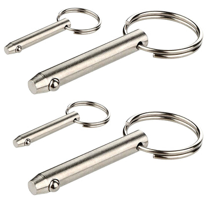 (4PCS 1/4" Quick Release Pin Set Replacement Total Gym Hitch Pins XLS XL Fit 2000 3000 Electra Pin