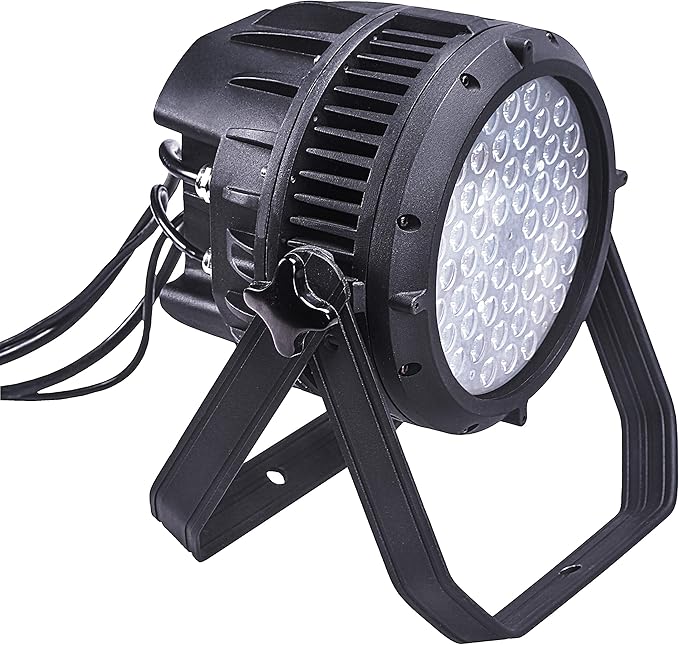Led Stage Lights, 54x3w RGBW Waterproof Led Par Light, IP67 DMX Outdoor LED Uplight