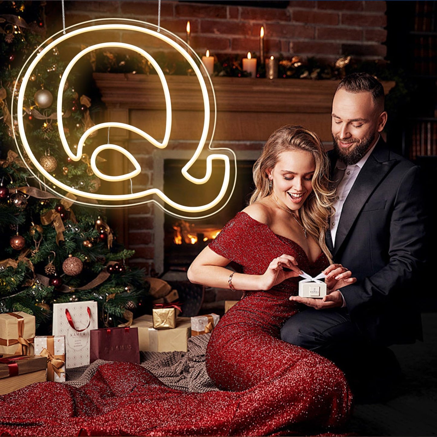 RumonZS Light Up Letters Q LED Letters Lights Neon Sign 26 Alphabet 11.2"Decorative Lighted Alphabet for Wedding Party Birthday Bar Christmas Home Decor Letter Lights (Warm White)
