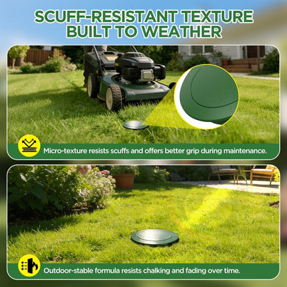 Pop Up Drainage Emitter, Fits 3-Inch and 4-Inch Sewer and Drain Fittings, Dual-Rod Outdoor Drain Cover for Yard Outlets, Downspouts, Channel Drains & Catch Basins