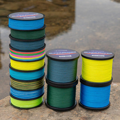 KastKing Superpower Braided Fishing Line, Blue Camo, 15 LB, 150 Yds
