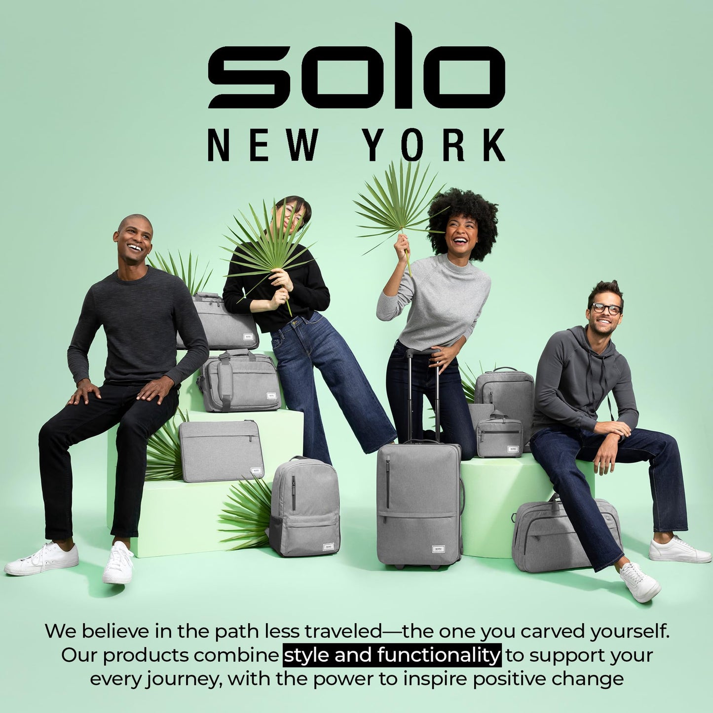 Solo New York Briefcase - Laptop Carrying Bag for Women & Men, Brief for Travel & Work, Padded Shoulder Strap, Premium Leather Body, Fits 15.6" Computer - Espresso