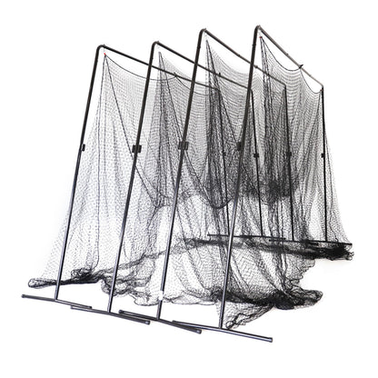 Skywalker Sports 40 Foot Competitive Batting Cages for Backyard or Indoor Baseball and Softball Collapsible Black Frame and Net