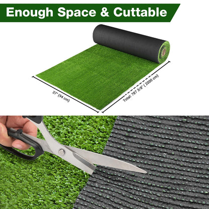 Yescom Sports Sled Strips Turf Gym Flooring for Weight Sled Push Pull Equipment Crossfit Outdoor Indoor 65'x3'(200 Sq.Ft) 0.4