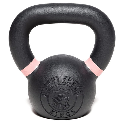 Kettlebell Kings Powder Coated Kettlebell Weights 5-90 LB | Workout Gym Equipment & Strength training sets for Women & Men | Durable Coating for Grip Strength, Rust Prevention