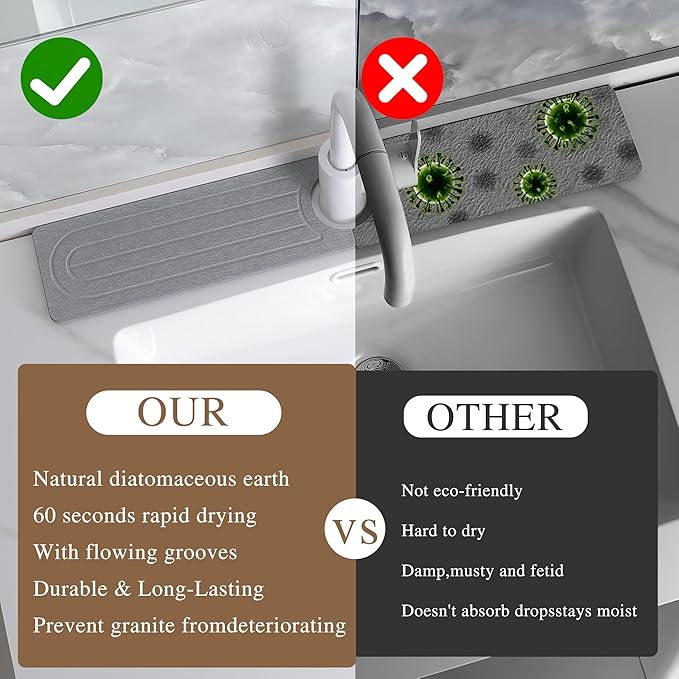 Premium Diatomite Stone Drying Mat